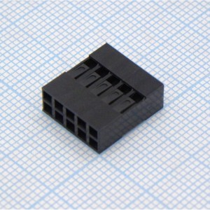 BLD-2x05, Гнездо на кабель, двухрядное, требуются контакты T-DS1071-SC600