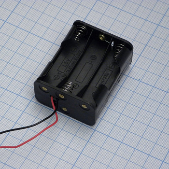 ZH298(6*АА), держатель батарей (6*АА), открытый, с проводами