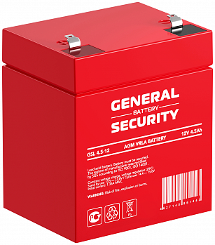 Аккумулятор   GS 4.5-12 GENERAL SECURITY