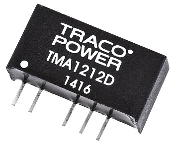 TMA 1212D, Преобразователь DC-DC на печатную плату вход 12В двуполярный выход 12В/-12В 0.04A/-0.04A 