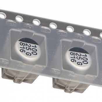 CA-25-100 uF / 6.3*7.7 / 85°C, SMD / YAGEO